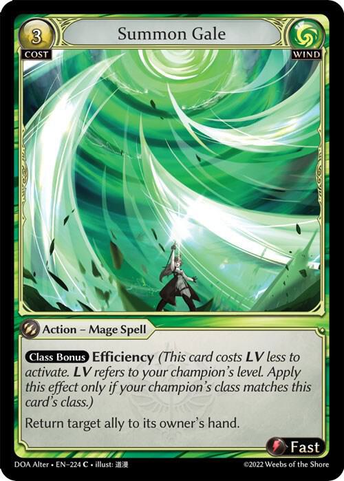 Summon Gale - Dawn of Ashes Alter Edition (DOA Alter)