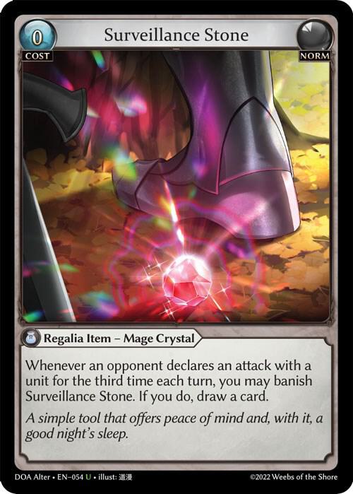 Surveillance Stone - Dawn of Ashes Alter Edition (DOA Alter)