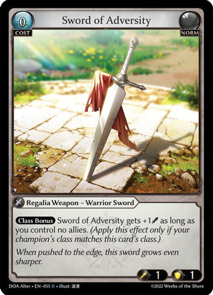 Sword of Adversity [DOA Alter - 055]