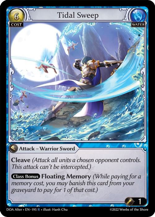 Tidal Sweep - Dawn of Ashes Alter Edition (DOA Alter)