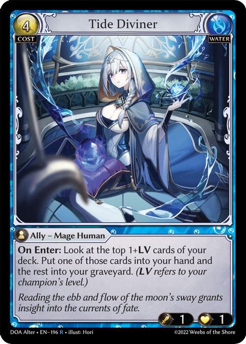 (FOIL) Tide Diviner - Dawn of Ashes Alter Edition (DOA Alter)