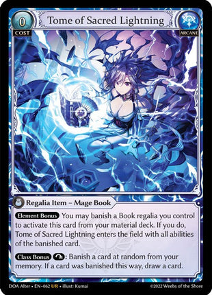 Tome of Sacred Lightning [DOA Alter - 062]