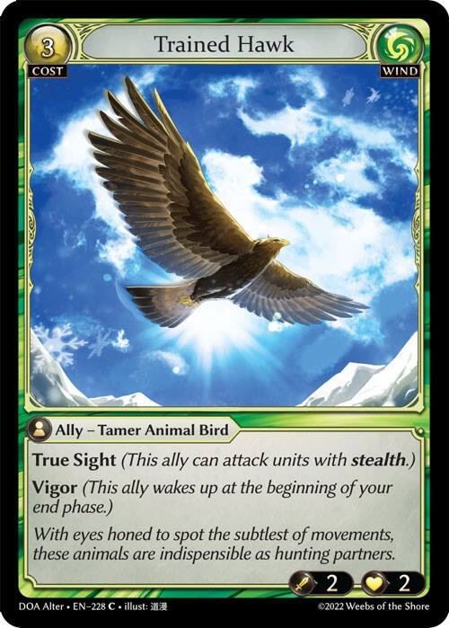 Trained Hawk - Dawn of Ashes Alter Edition (DOA Alter)