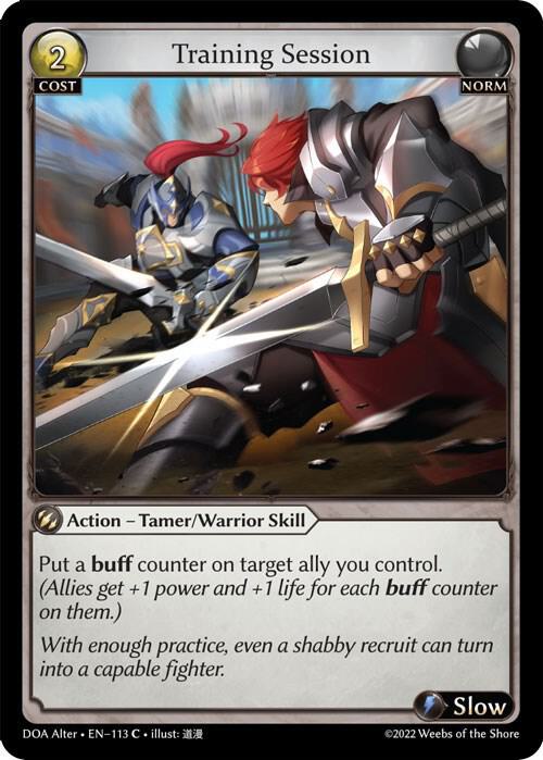 Training Session - Dawn of Ashes Alter Edition (DOA Alter)