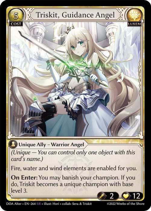 Triskit, Guidance Angel - Dawn of Ashes Alter Edition (DOA Alter)