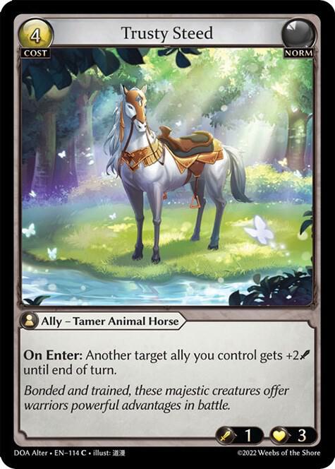 Trusty Steed - Dawn of Ashes Alter Edition (DOA Alter)