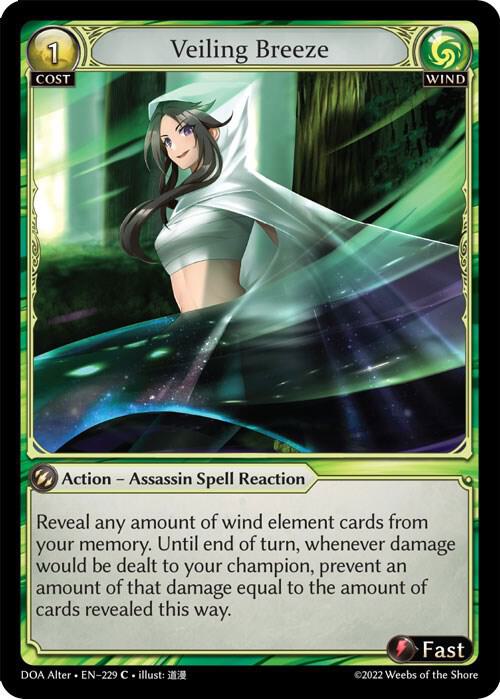 Veiling Breeze - Dawn of Ashes Alter Edition (DOA Alter)