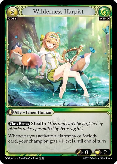 Wilderness Harpist - Dawn of Ashes Alter Edition (DOA Alter)