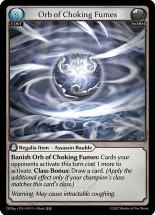 Orb of Choking Fumes