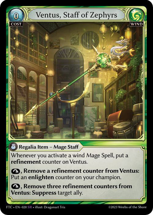 (FOIL) Ventus, Staff of Zephyrs - Fractured Crown (FTC)
