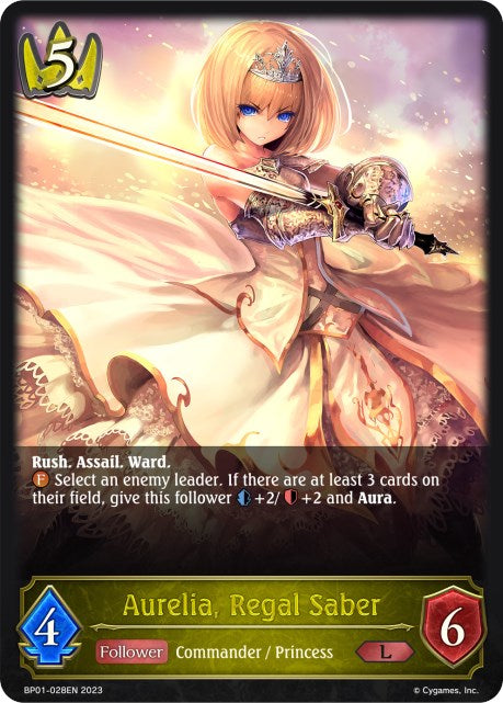 Aurelia, Regal Saber [BP01 - BP01-028EN]
