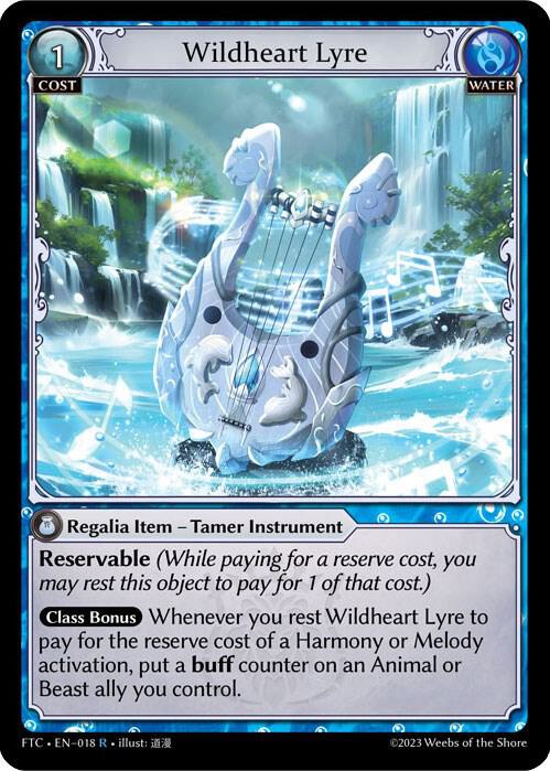 (FOIL) Wildheart Lyre - Fractured Crown (FTC)
