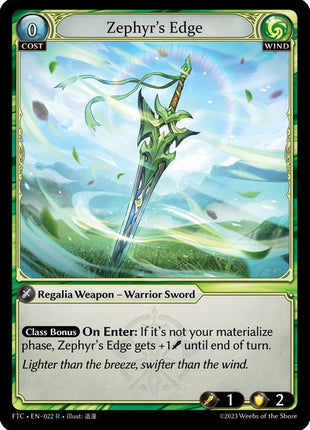 Zephyr's Edge [FTC - 022]