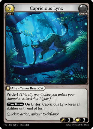 Capricious Lynx [FTC - 028]