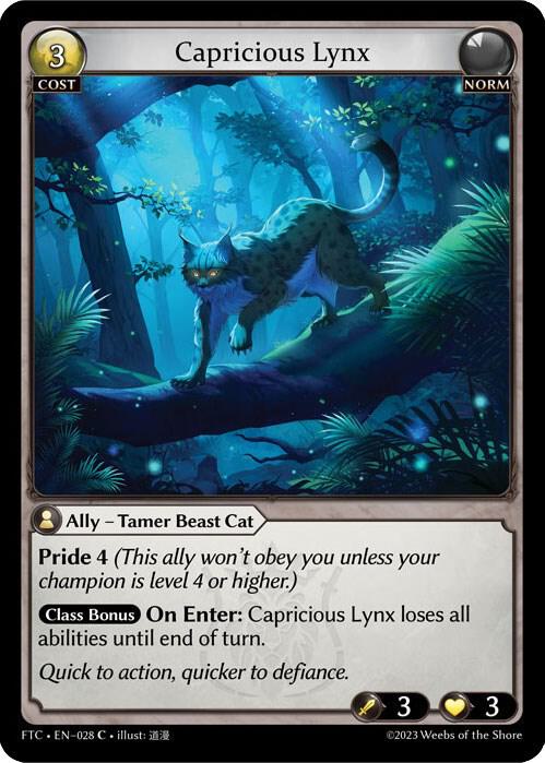 Capricious Lynx - Fractured Crown (FTC)