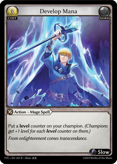 Develop Mana - Fractured Crown (FTC)