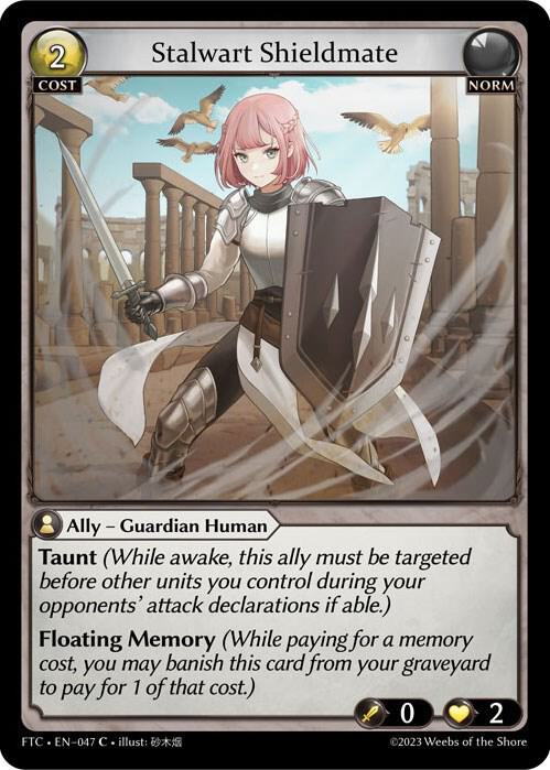 (FOIL )Stalwart Shieldmate - Fractured Crown (FTC)