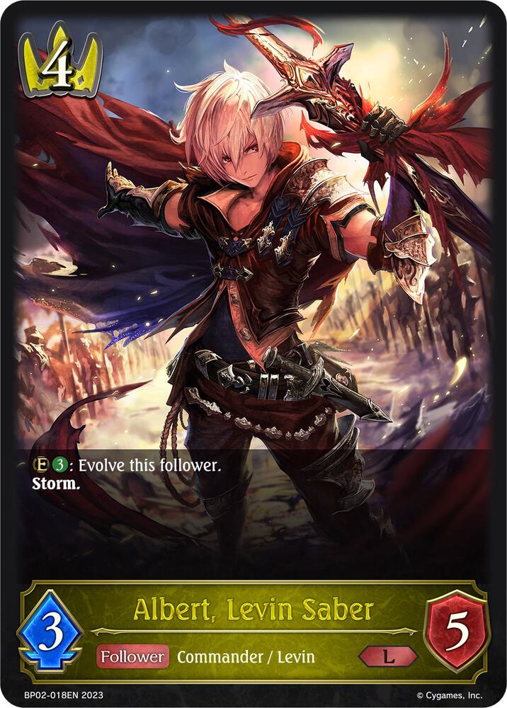 Albert, Levin Saber - BP02: Reign of Bahamut (BP02)