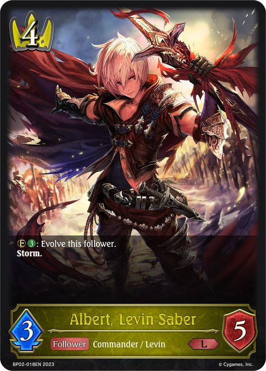Albert, Levin Saber - BP02: Reign of Bahamut (BP02)