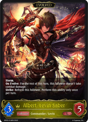 Albert, Levin Saber (Evolved) [BP02 - BP02-019EN]
