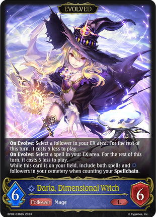 Daria, Dimensional Witch (Evolved) [BP02 - BP02-036EN]