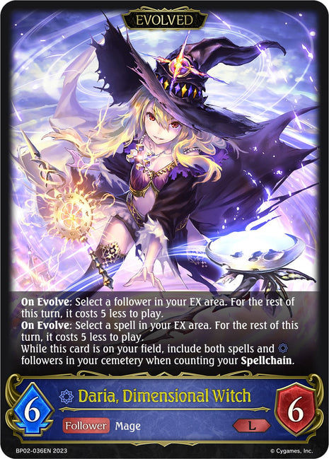 Daria, Dimensional Witch (Evolved) [BP02 - BP02-036EN]