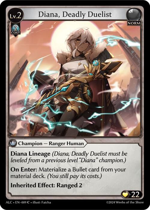 Diana, Deadly Duelist - Alchemical Revolution (ALC)