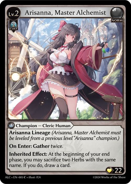 Arisanna, Master Alchemist - Alchemical Revolution (ALC)
