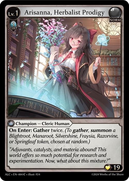Arisanna, Herbalist Prodigy - Alchemical Revolution (ALC)