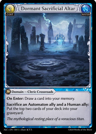Dormant Sacrificial Altar [ALC - 130]