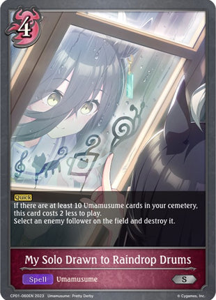 My Solo Drawn to Raindrop Drums