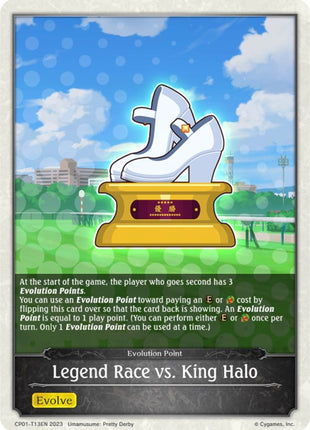 Legend Race vs. King Halo