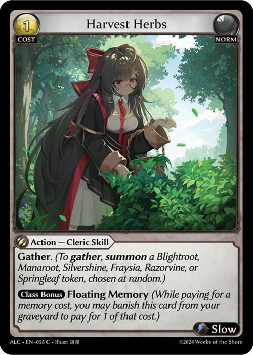 Harvest Herbs - Alchemical Revolution (ALC)