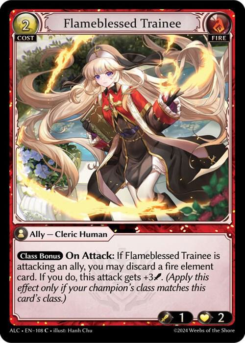 Flameblessed Trainee - Alchemical Revolution (ALC)
