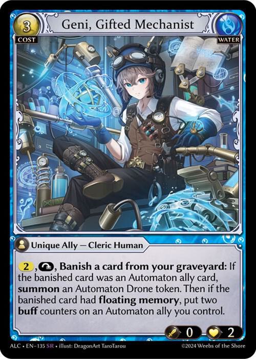 Geni, Gifted Mechanist - Alchemical Revolution (ALC)