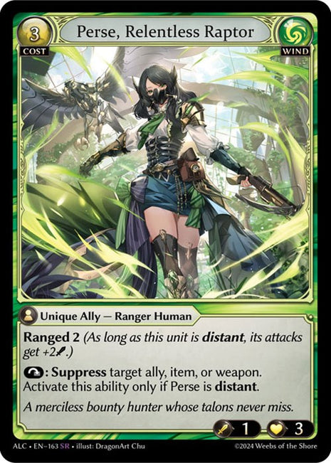 Perse, Relentless Raptor [ALC - 163]