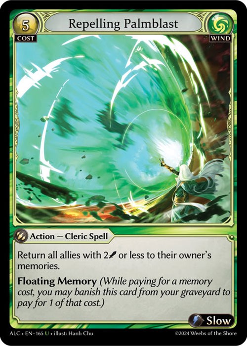 Repelling Palmblast [ALC - 165]