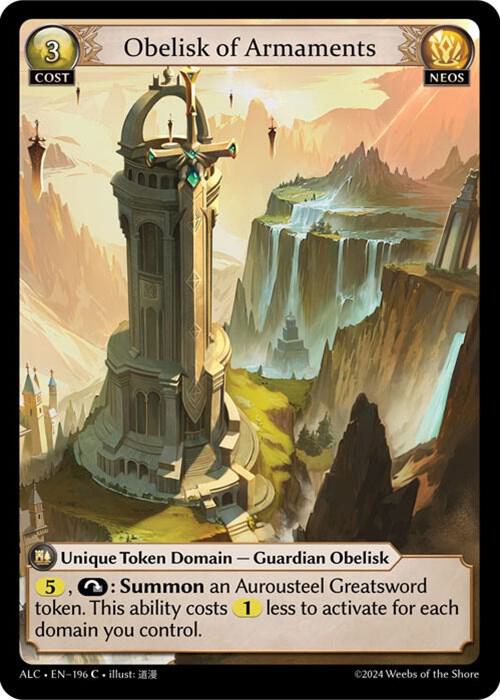 Obelisk of Armaments - Alchemical Revolution (ALC)
