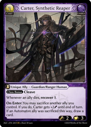 Carter, Synthetic Reaper