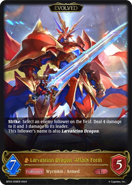 Laevateinn Dragon, Attack Form (Evolved) [BP03 - BP03-058EN]