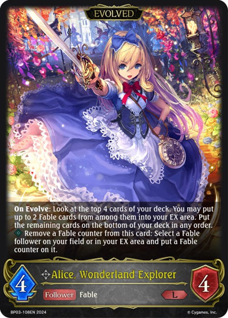 Alice, Wonderland Explorer (Evolved) [BP03 - BP03-108EN]