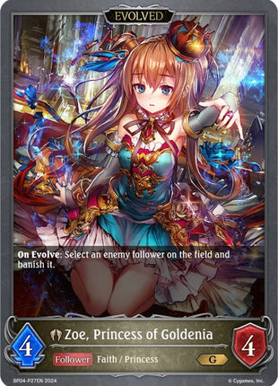 Zoe, Princess of Goldenia (Evolved) - P27EN (Foil) [BP04 - BP04-P27EN]