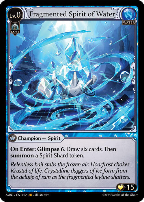 (FOIL) Fragmented Spirit of Water - Mercurial Heart (MRC)