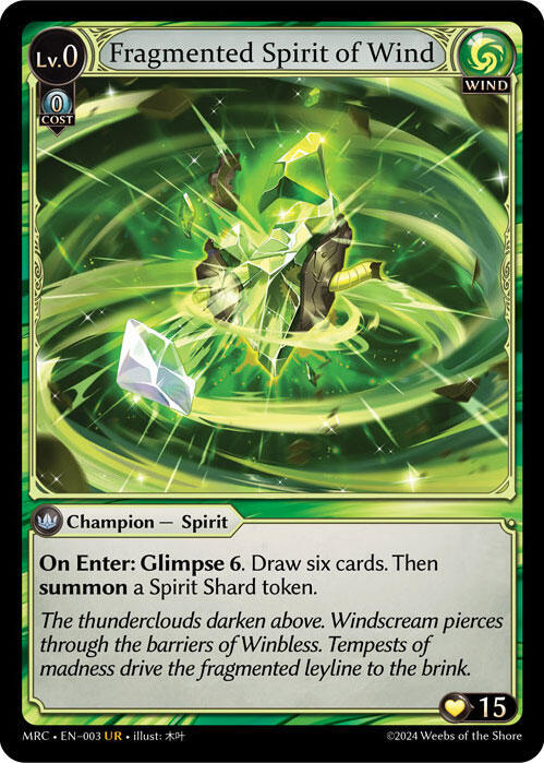 (FOIL) Fragmented Spirit of Wind - Mercurial Heart (MRC)