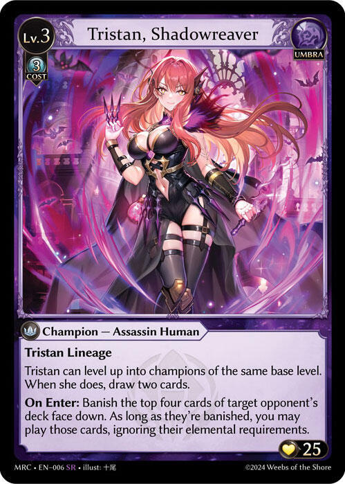 Tristan, Shadowreaver - Mercurial Heart (MRC)