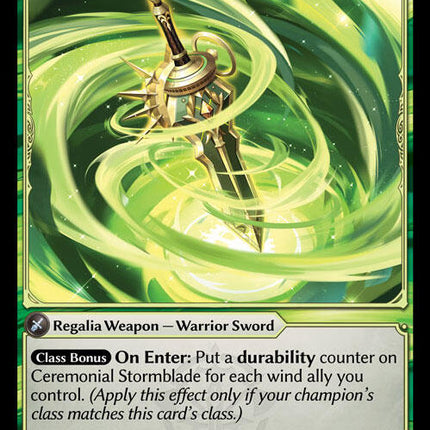 Ceremonial Stormblade [MRC - 024]