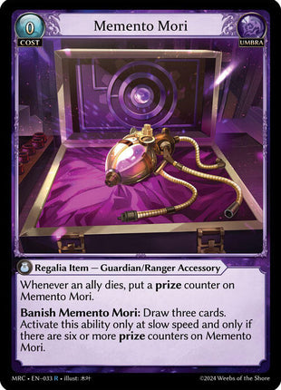 Memento Mori [MRC - 033]