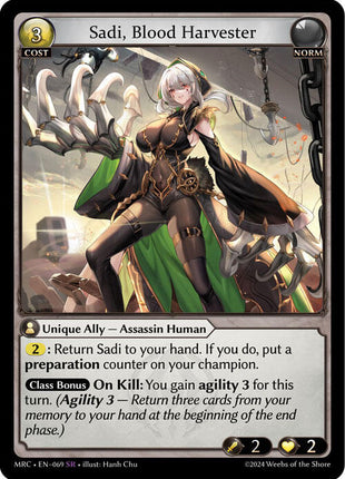 Sadi, Blood Harvester