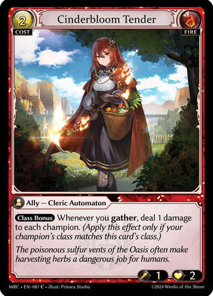 Cinderbloom Tender [MRC - 087]