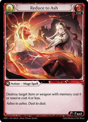 Reduce to Ash [MRC - 096]